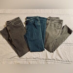 PrAna Women's Jeans - 3 pairs-Blue and Gray